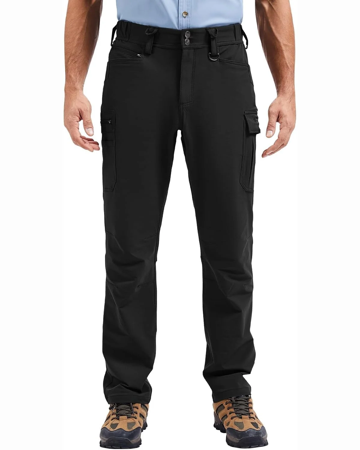 Technical Work Pants in Black, KECOLS