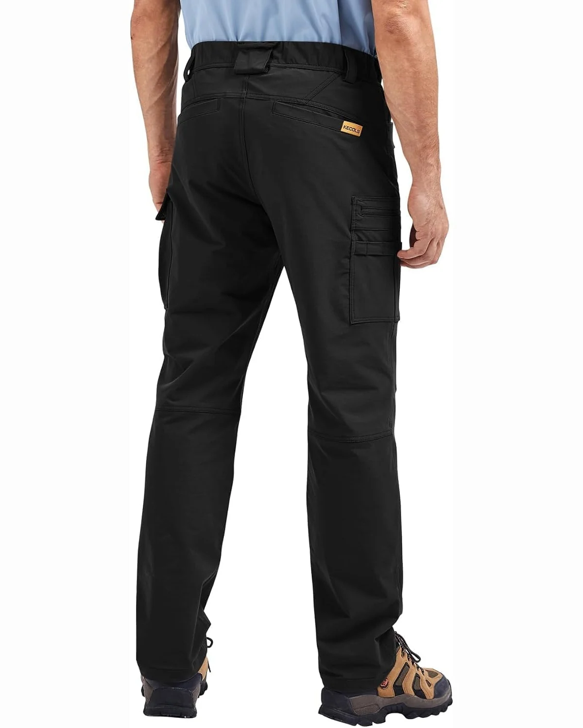 Technical Work Pants in Black, KECOLS